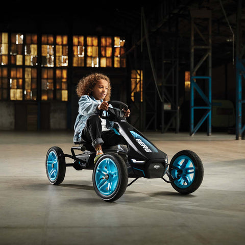 berg junior pedal go kart BERG Rally APX Blue Pedal Go-Kart