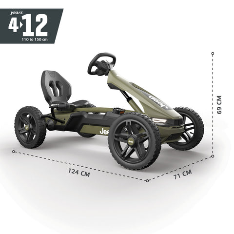 go karts pedales BERG Jeep Rally Cherokee Go-Kart