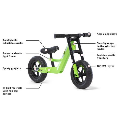 BERG Biky Mini Balance Bike (Age 2.5-5)