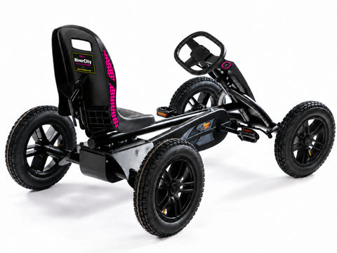 LYNX XM-4 pedal kart, rear three-quarter preproduction view
