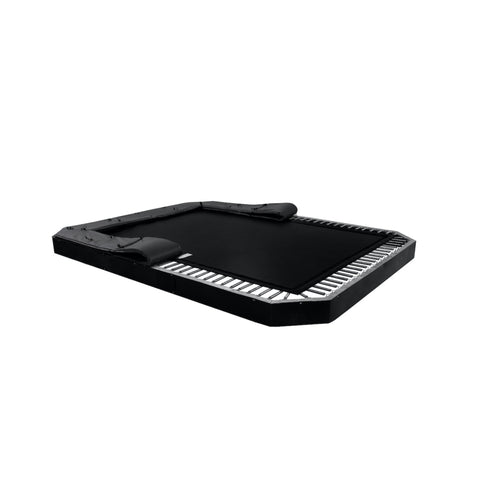 Avyna Pro-Line MAX 12 ft × 18 ft rectangle in-ground trampoline spring and padding detail