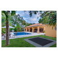 Avyna Pro-Line MAX 12 ft × 18 ft rectangle in-ground trampoline in-ground installation diagram