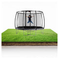 Avyna Pro-Line 14 ft Round above-ground trampoline enclosure entry detail