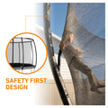 Avyna Pro-Line 14 ft Round above-ground trampoline net and padding detail