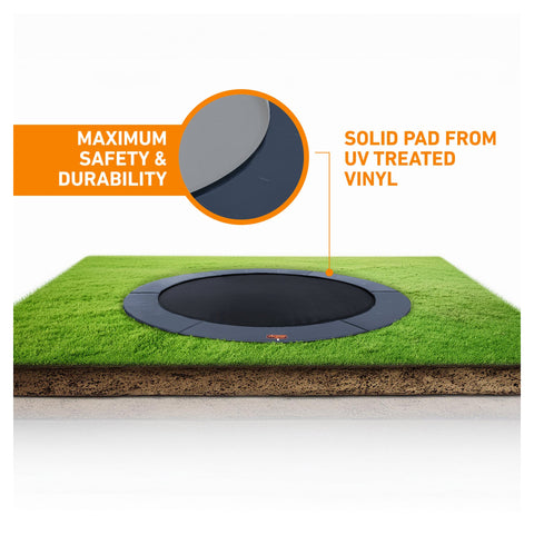 Avyna Pro-Line 14 ft round in-ground trampoline padding and durability overview