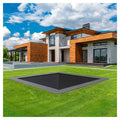 Avyna Pro-Line MAX 15 ft × 15 ft square in-ground trampoline clean backyard product view