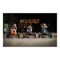 BERG Jeep Rally Cherokee pedal kart in use
