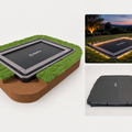 North 12 ft × 8 ft Complete In-Ground Bundle — LEDs + Cover