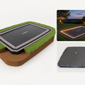 North 15 ft × 10 ft Complete In-Ground Bundle — LEDs + Cover