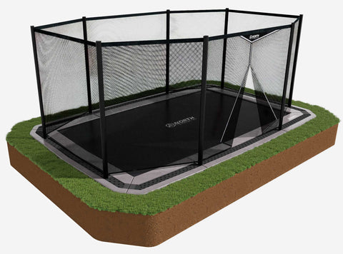 North In-Ground Trampoline Safety Net