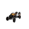 Prime Tracker XXL-4 Red tandem pedal kart side view