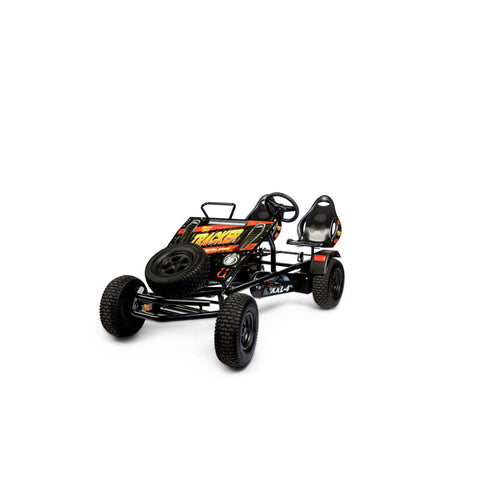 Prime Tracker XXL-4 Red tandem pedal kart side view