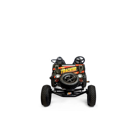 Prime Tracker XXL-4 Red tandem pedal kart detail view