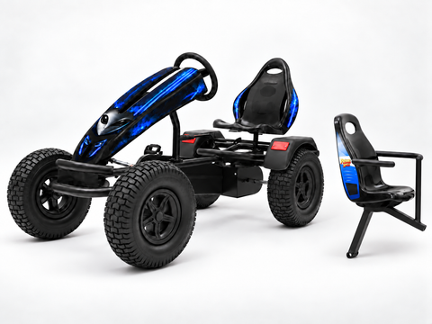 Prime VOID XL-4 PRO pedal kart with standard universal Prime Rumble Seat